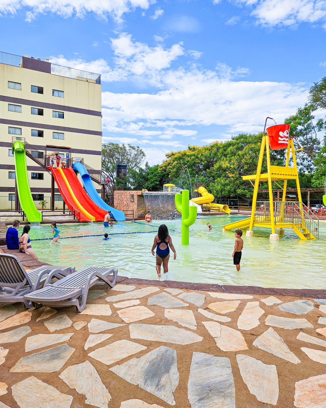 área infantil do parque aquático Barretos Country Resort