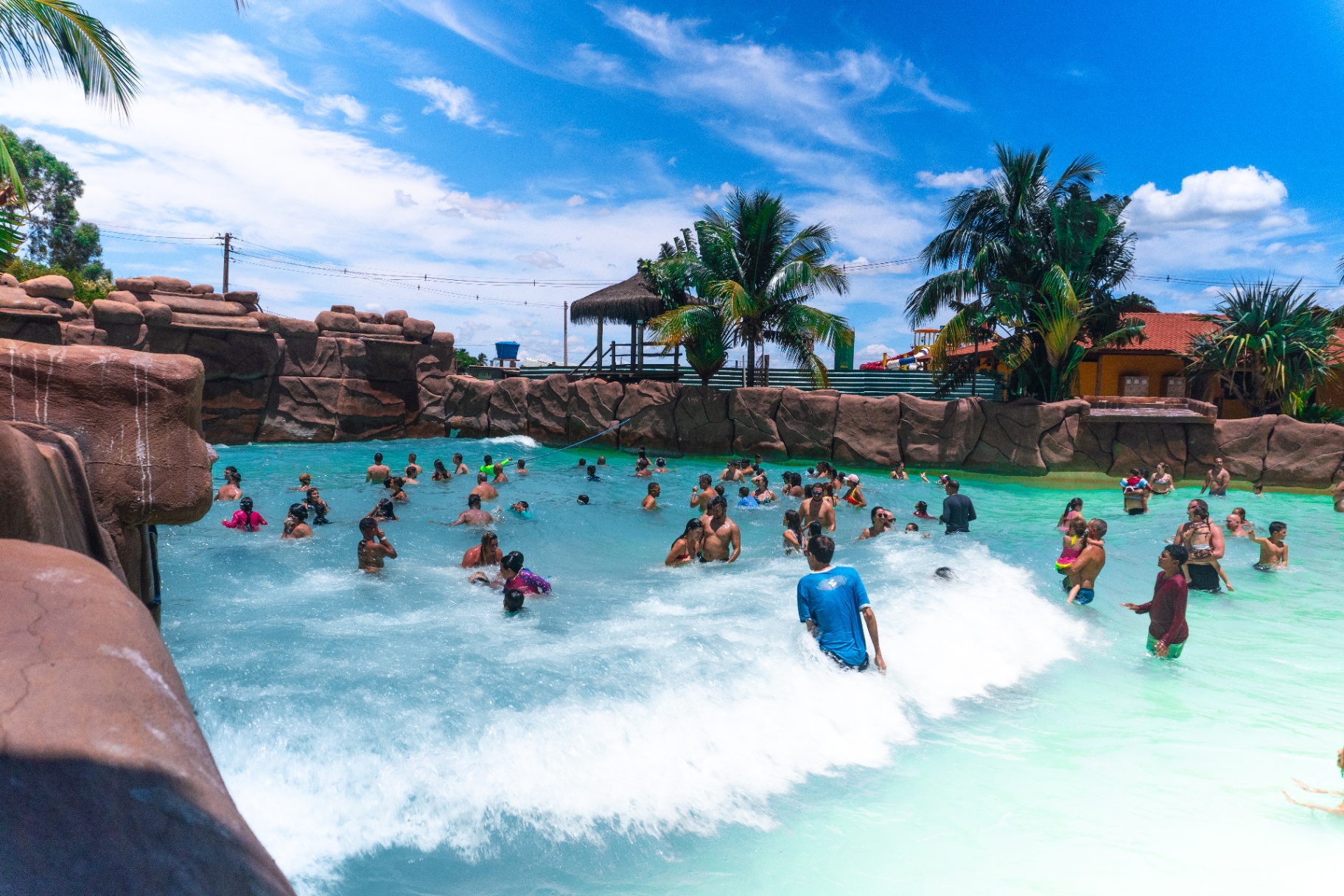 piscina de ondas do Barretos Country Resort